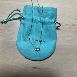 Tiffany & Co. Elsa Peretti Bean Pendant Necklace
